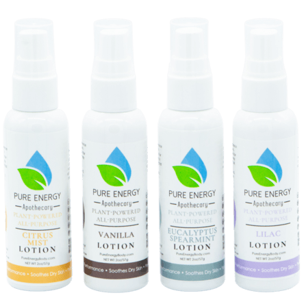 All Purpose Moisturizing Lotion – Travel Garden Gift Set (4 Pack) - 3oz Essentials