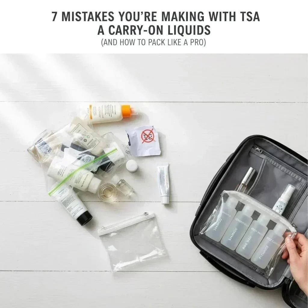 7 Mistakes You're Making with TSA Carry-On Liquids (and How to Pack Like a Pro) - 3ozs