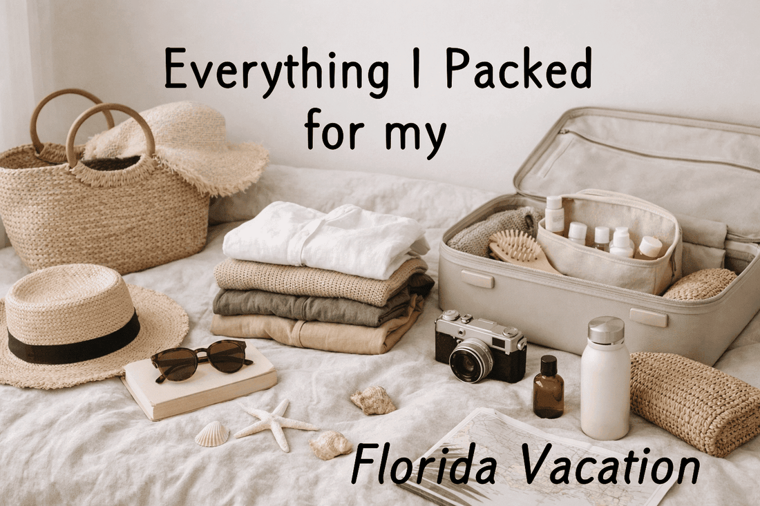 Everything I Packed for my Florida Vacation: A Minimalist’s Guide - 3ozs