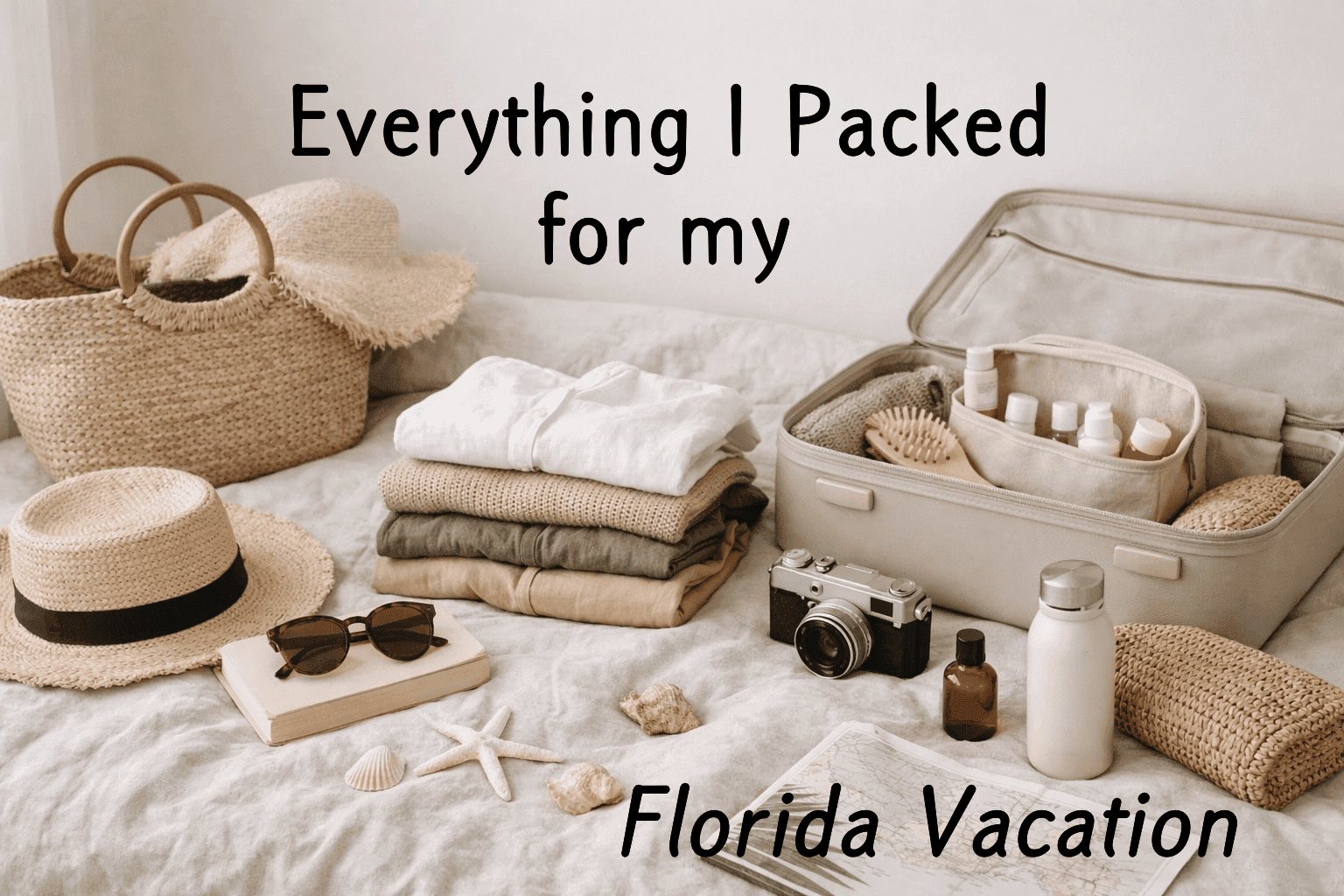 Everything I Packed for my Florida Vacation: A Minimalist’s Guide - 3ozs