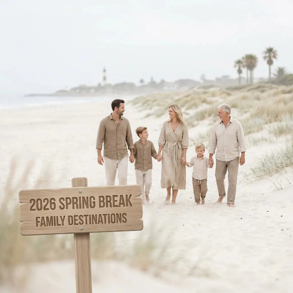 2026 Spring Break Destinations for Families with travel size essentials
