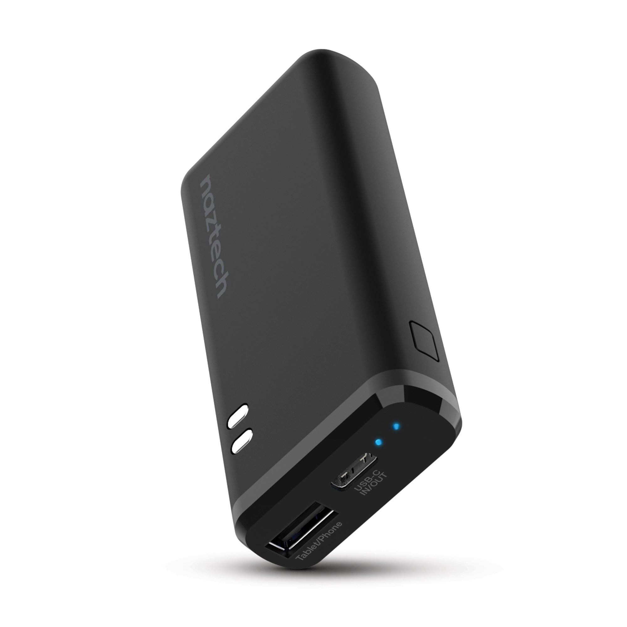 Naztech 4000mAh Power Bank – Dual USB-C + USB Output with 13-Hour Battery Life