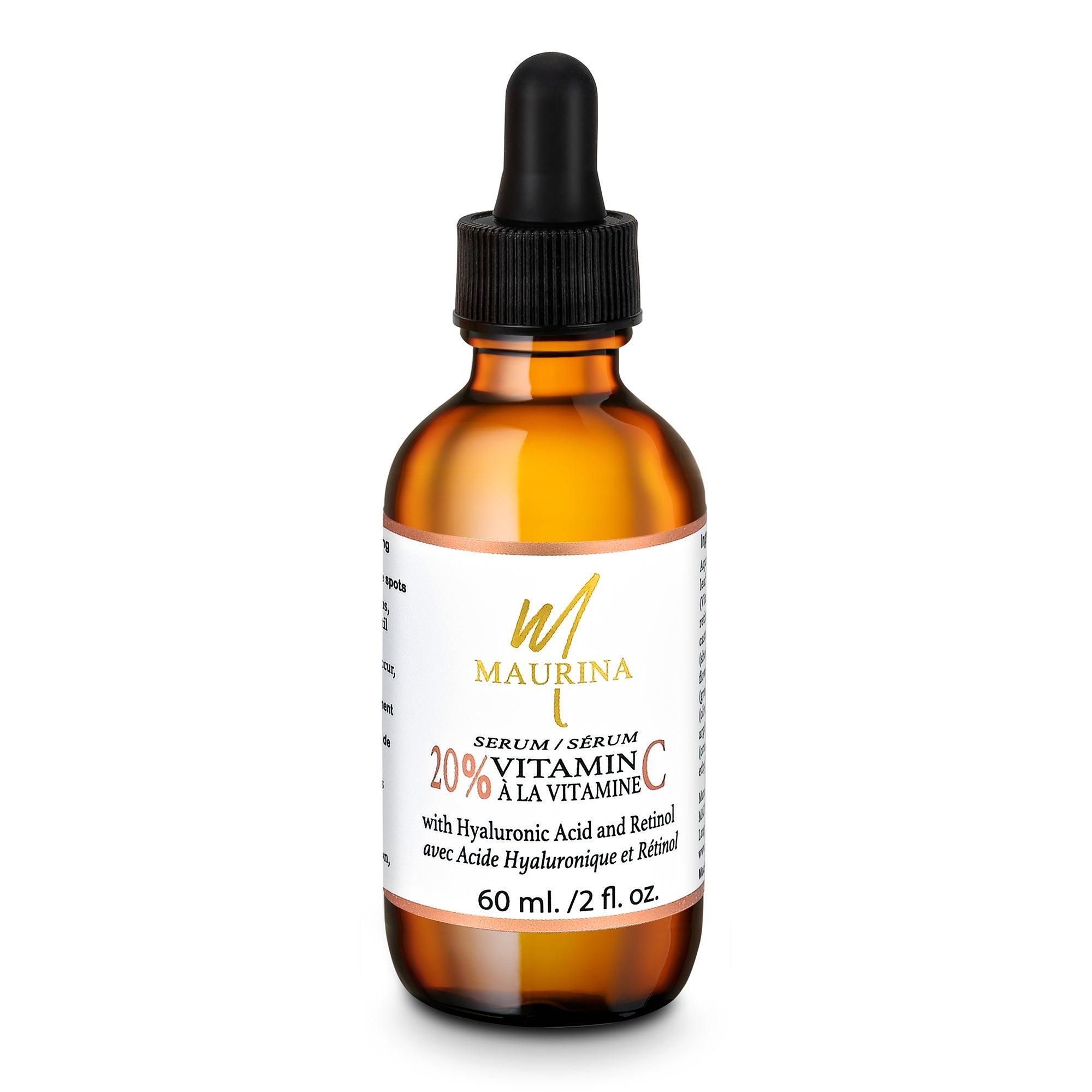 Maurina Face Serum – 20% Vitamin C with Hyaluronic Acid & Retinol