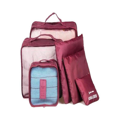 6-Piece Travel Organizer Set – Portable Clothing Storage Bags