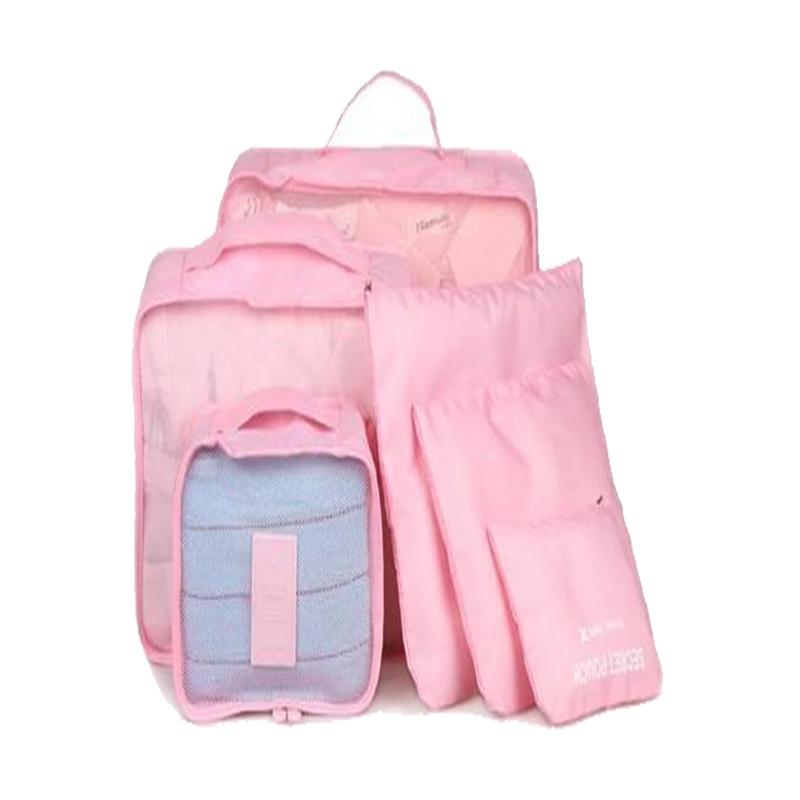 6-Piece Travel Organizer Set – Portable Clothing Storage Bags