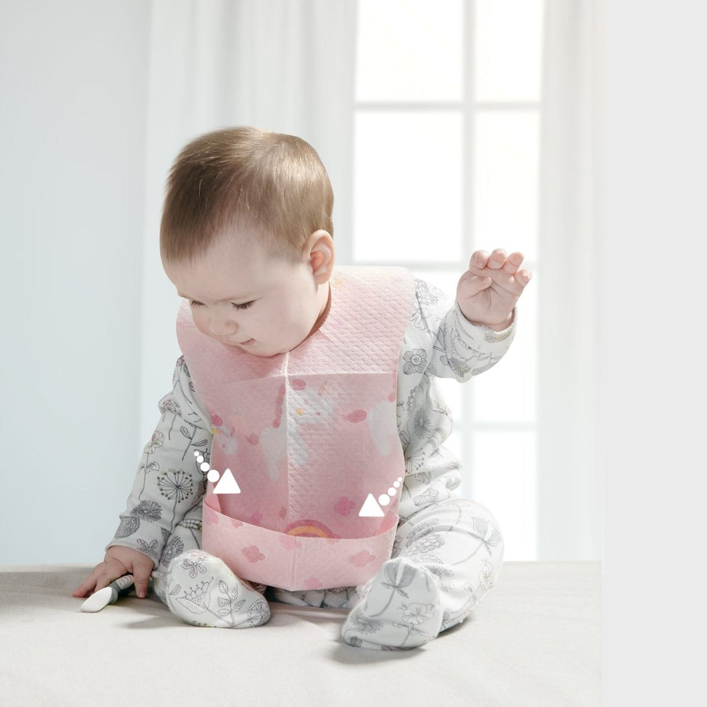 20 Pcs Disposable Baby Bibs - 3ozs