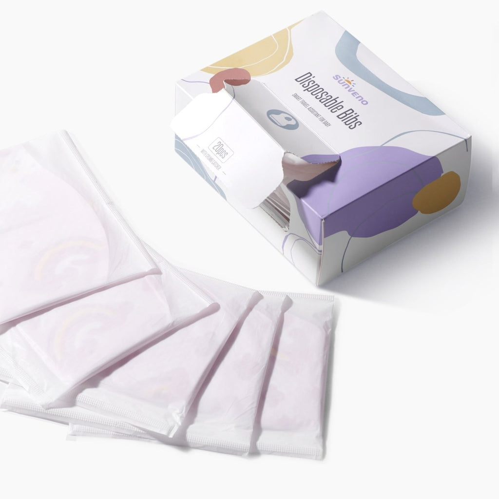 20 Pcs Disposable Baby Bibs - 3ozs