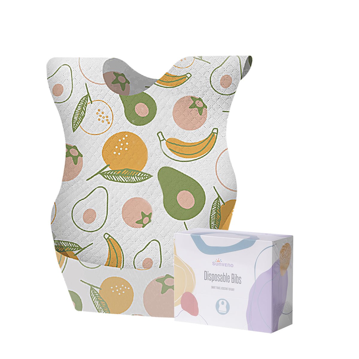 20 Pcs Disposable Baby Bibs - 3ozs