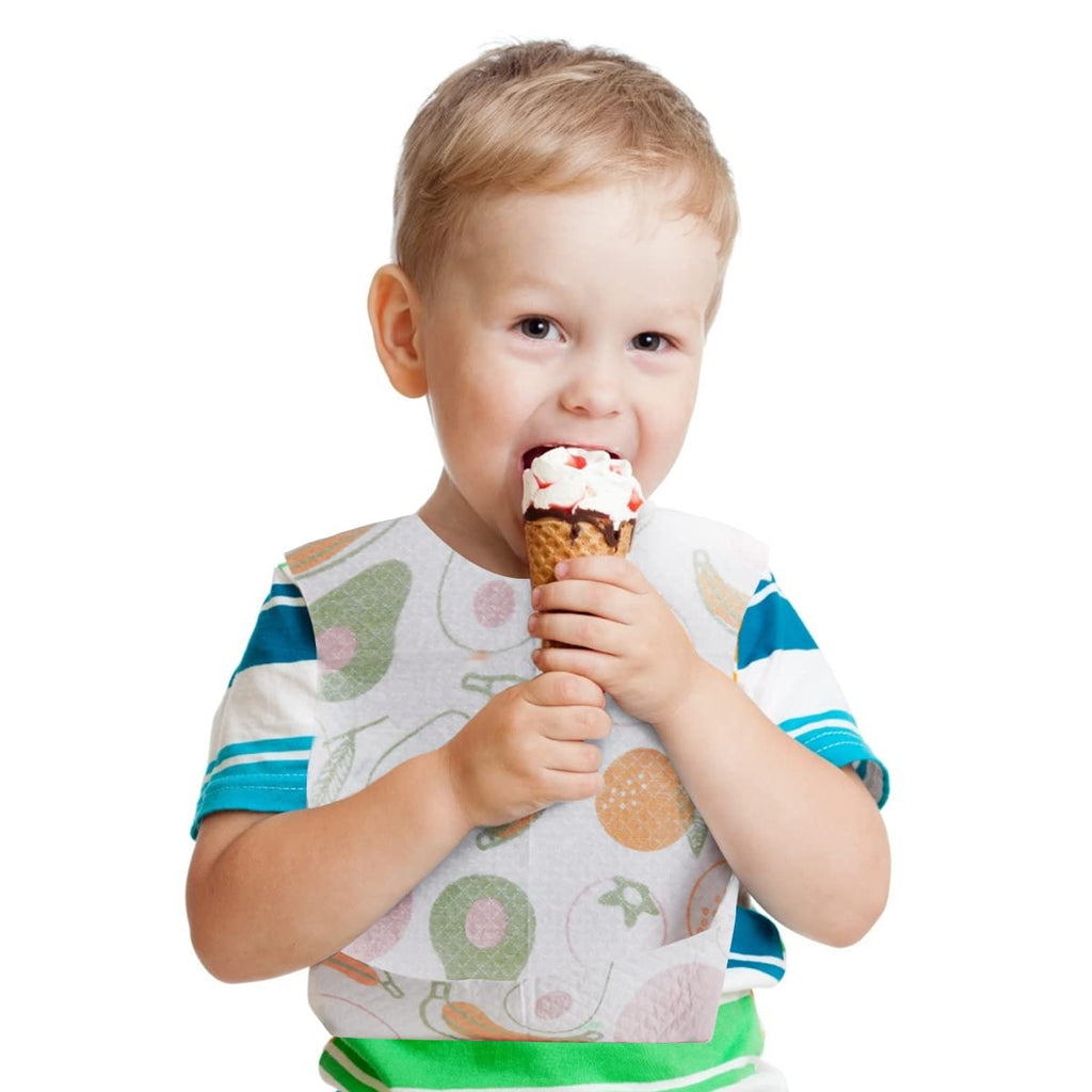 20 Pcs Disposable Baby Bibs - 3ozs