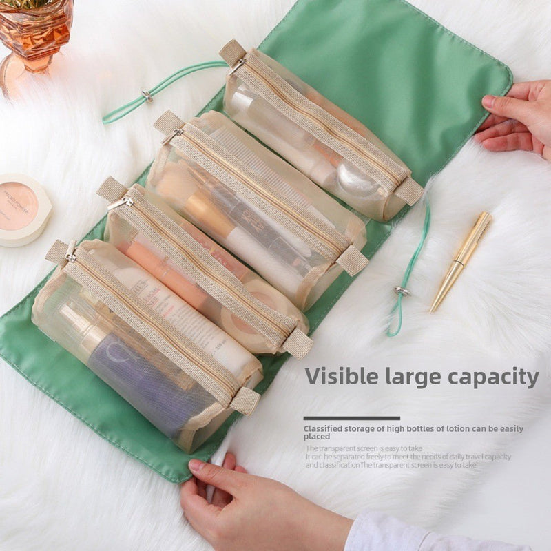 4-in-1 Modular Travel Organizer Bag with visible capacity