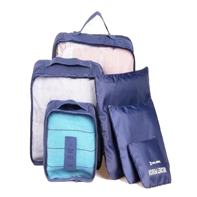 6-Piece Travel Organizer Set – Portable Clothing Storage Bags