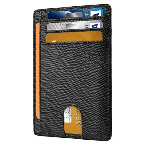 RFID Slim Leather Wallet