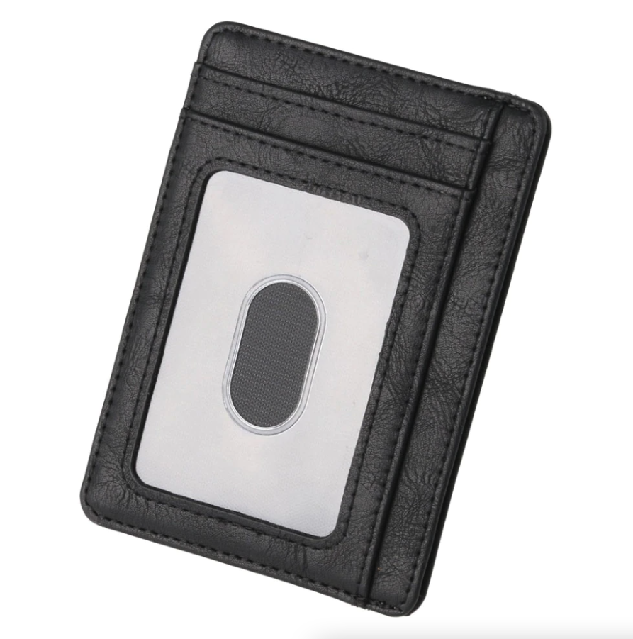 RFID Slim Leather Wallet