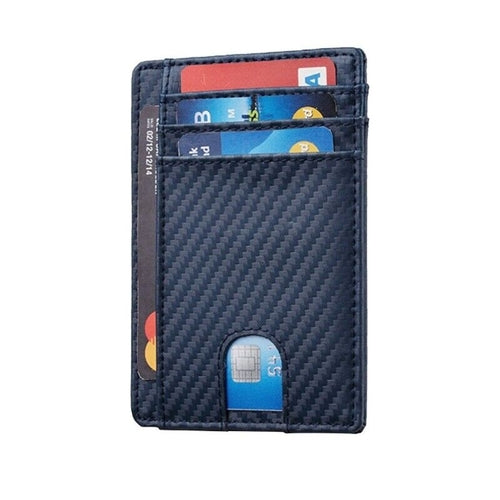 RFID Slim Leather Wallet