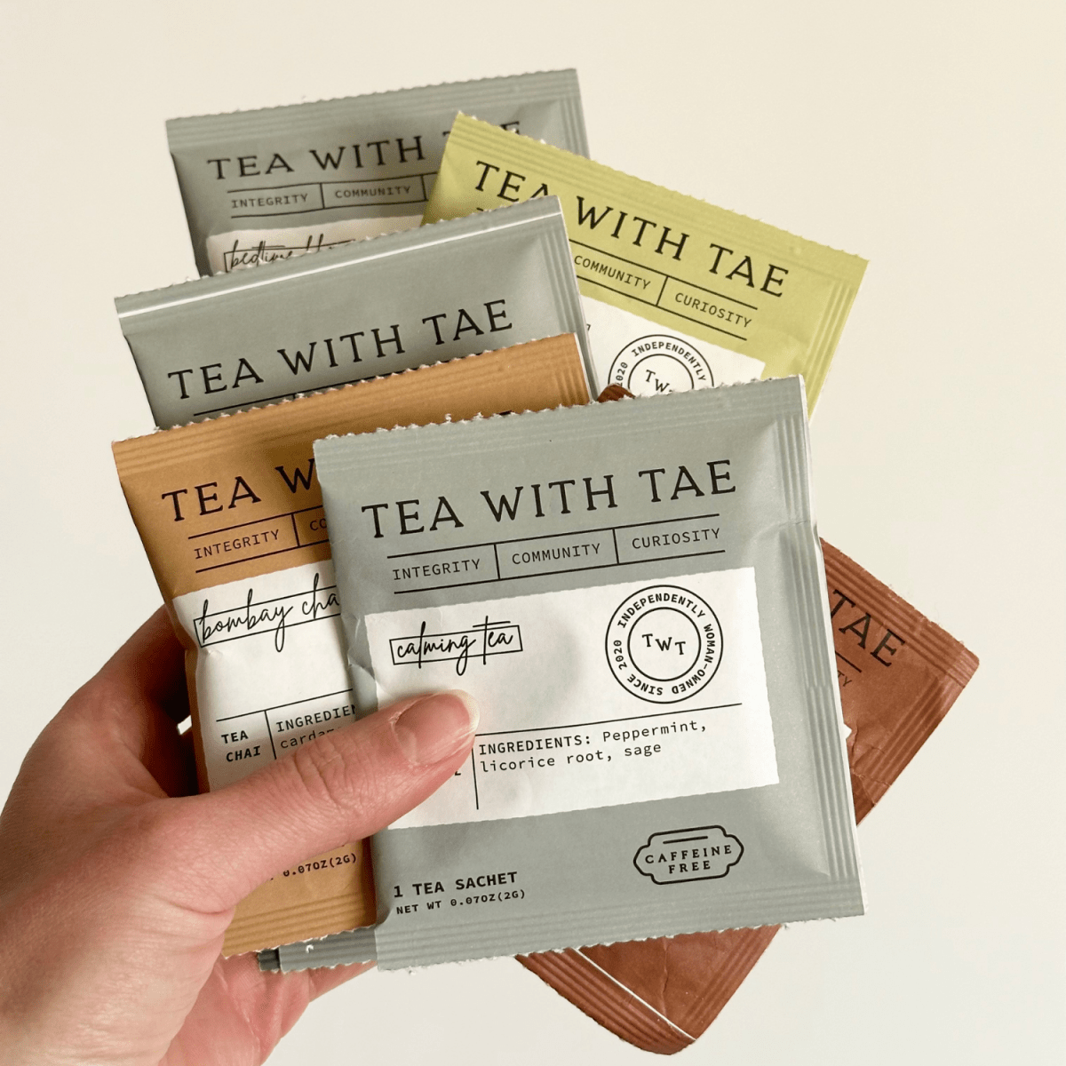 7-Days of Tea Sampler Pack with assorted tea sachets