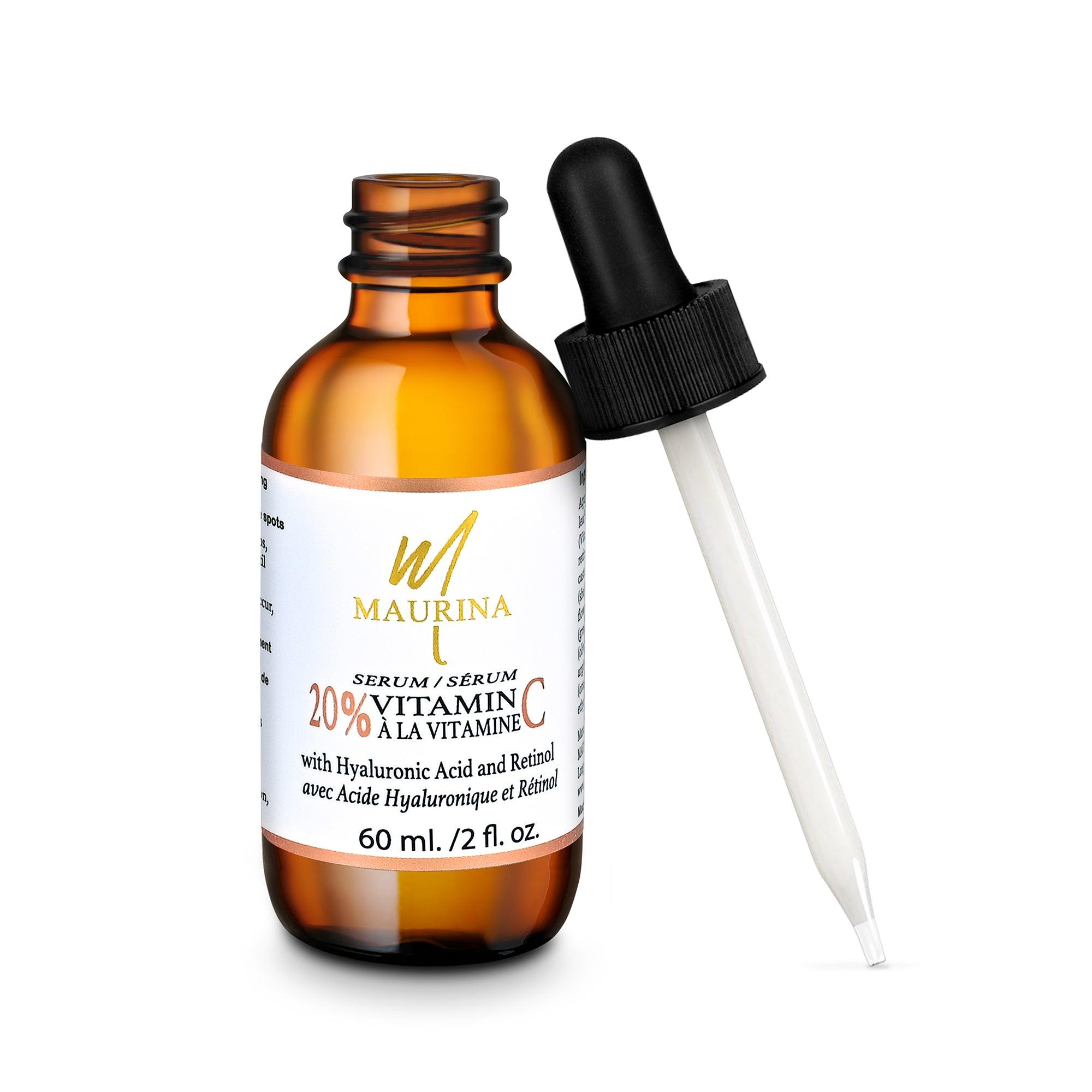 Maurina Face Serum – 20% Vitamin C with Hyaluronic Acid & Retinol