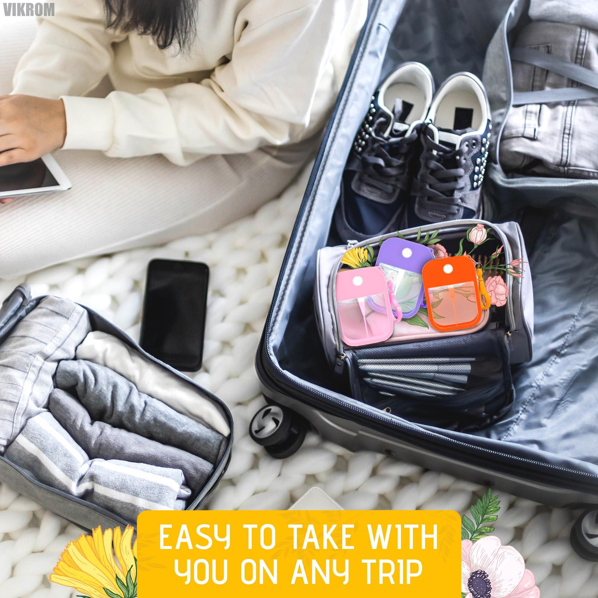 Mini Refillable Perfume Spray Bottles – 6pc Travel Set