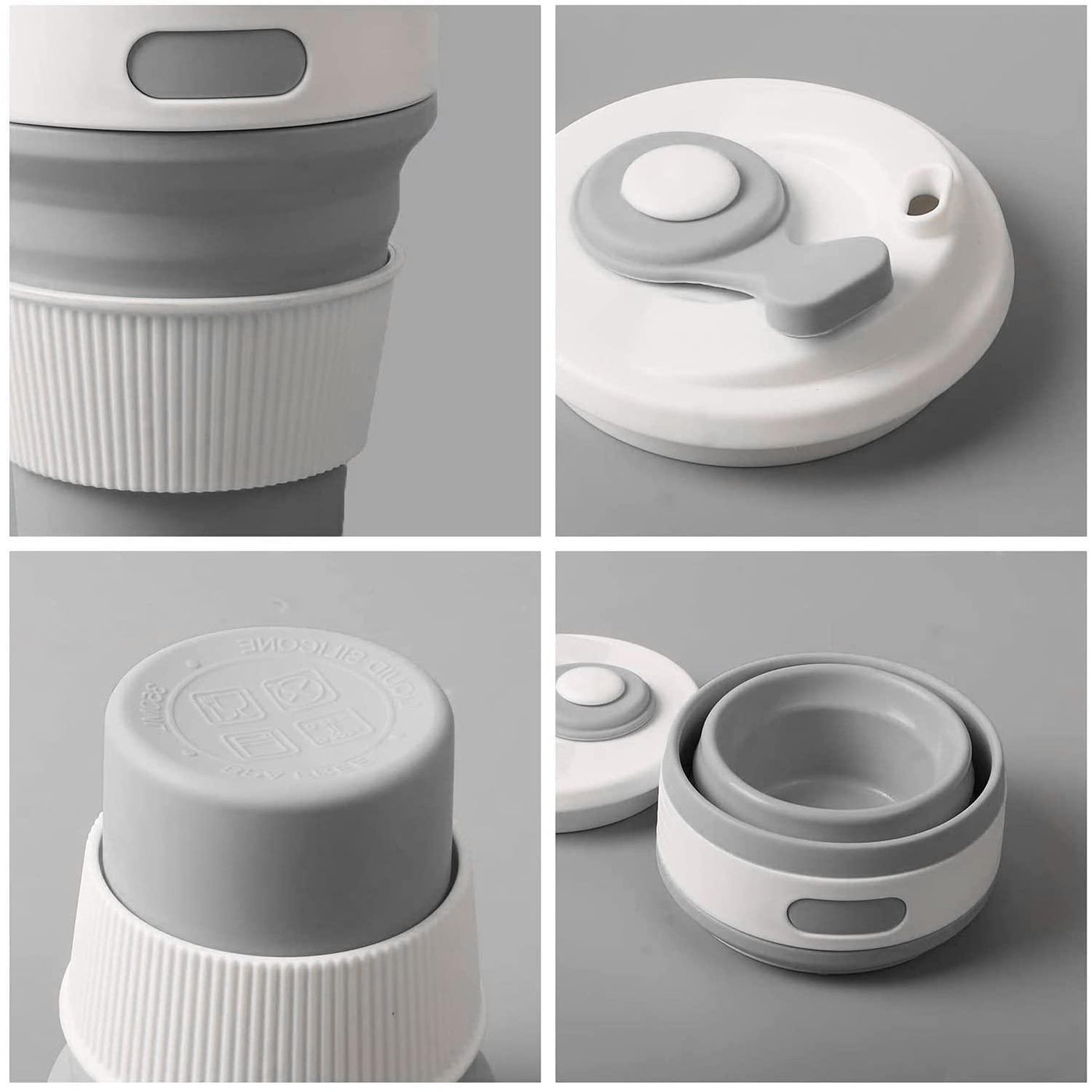 Silicone Collapsible Travel Cups – 2 Pack
