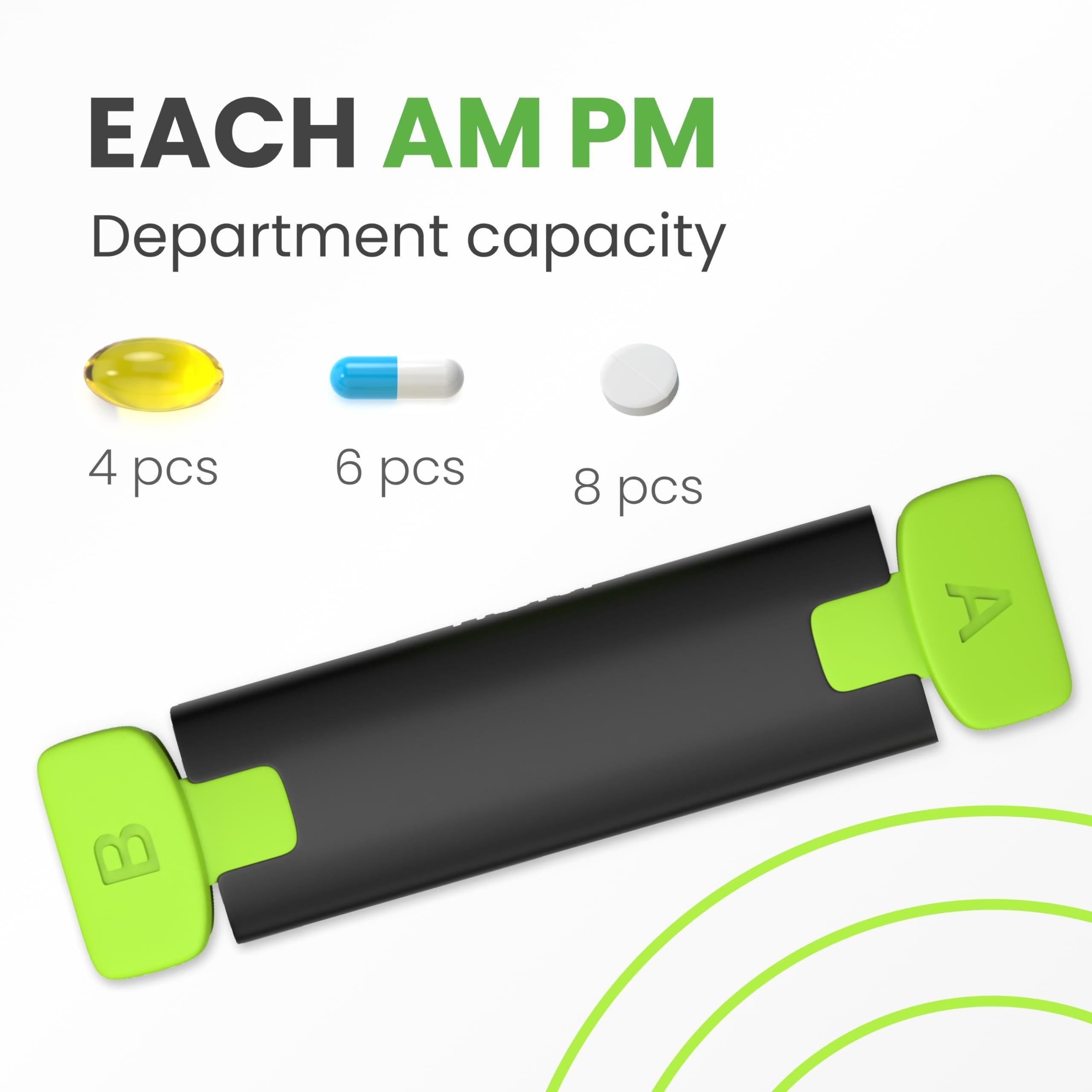 Weekly Pill Organizer – AM/PM 7-Day Detachable Travel Case