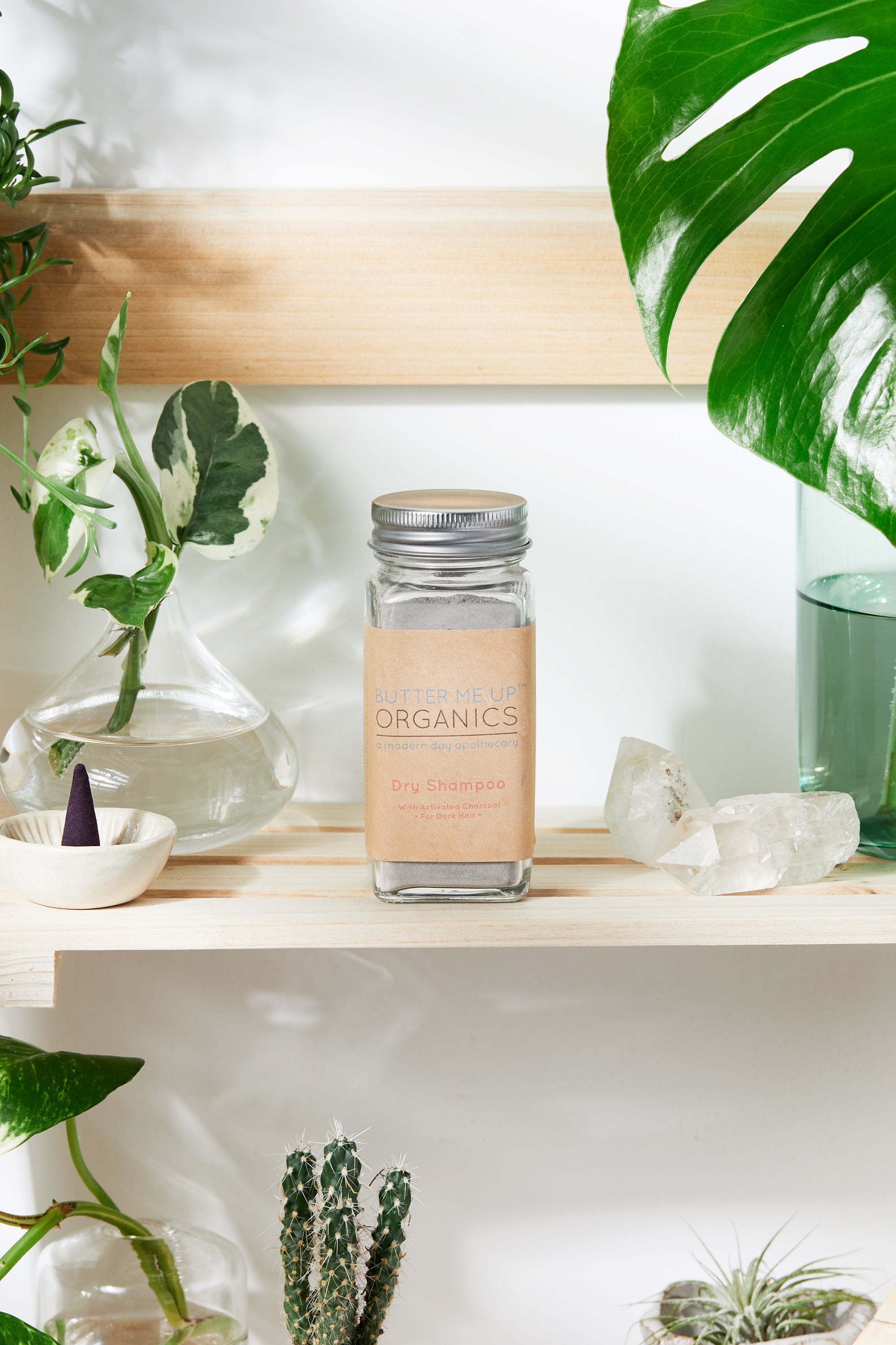 Butter Me Up Organics Natural Organic Dry Shampoo – No Butane, All-Natural Oil Absorber