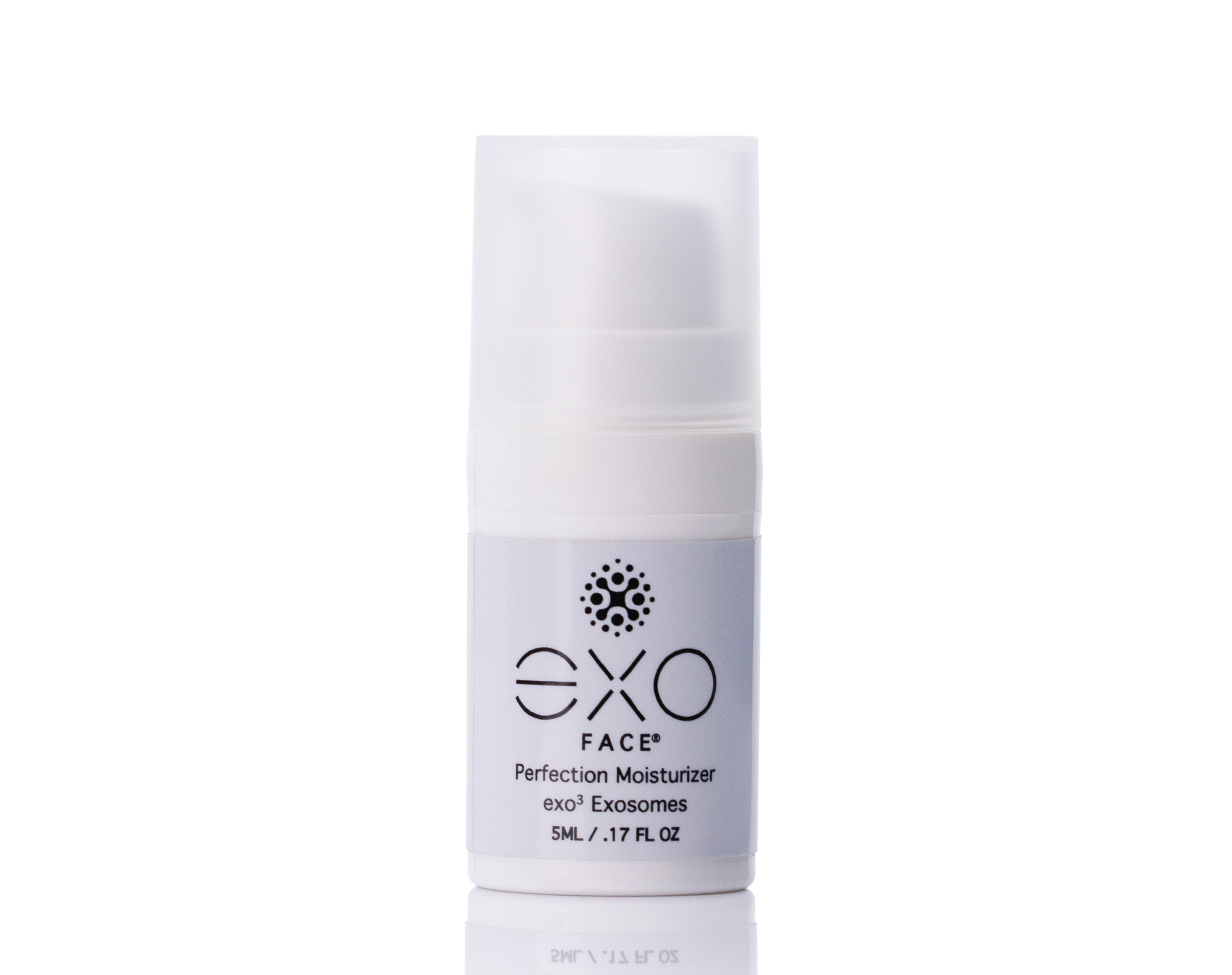 EXO Face perfection moisturizer bottle on a white background