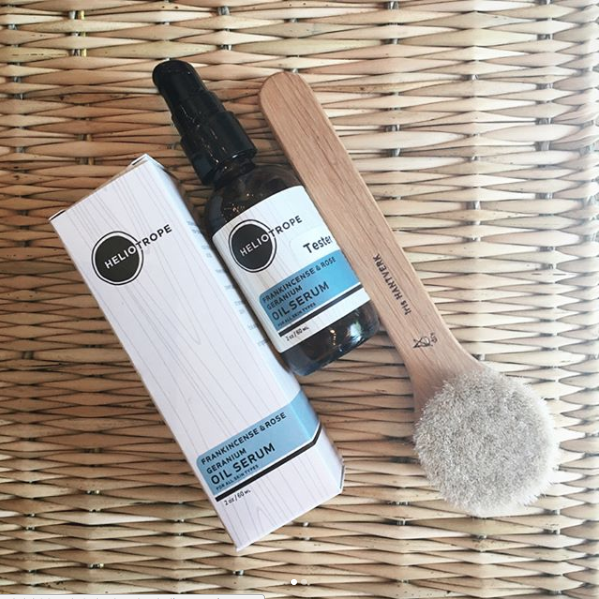 Frankincense & Rose Geranium Oil Serum – Botanical Facial Treatment (2 oz)