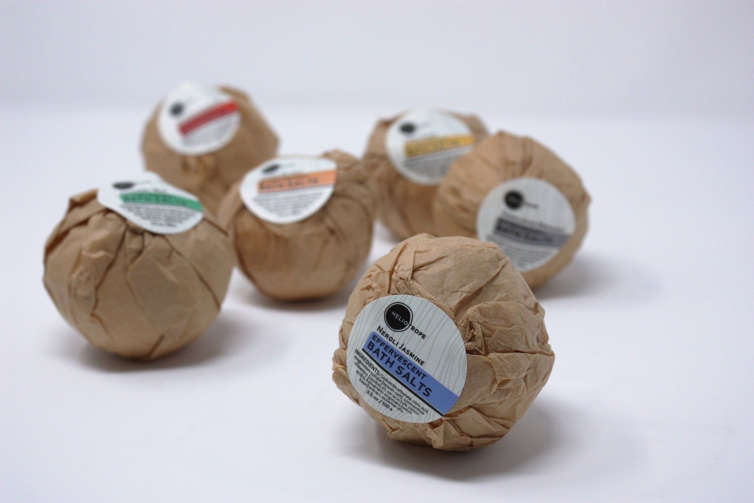 Effervescent Bath Fizzies – Jojoba & Silk Protein Soak (3.5 oz)