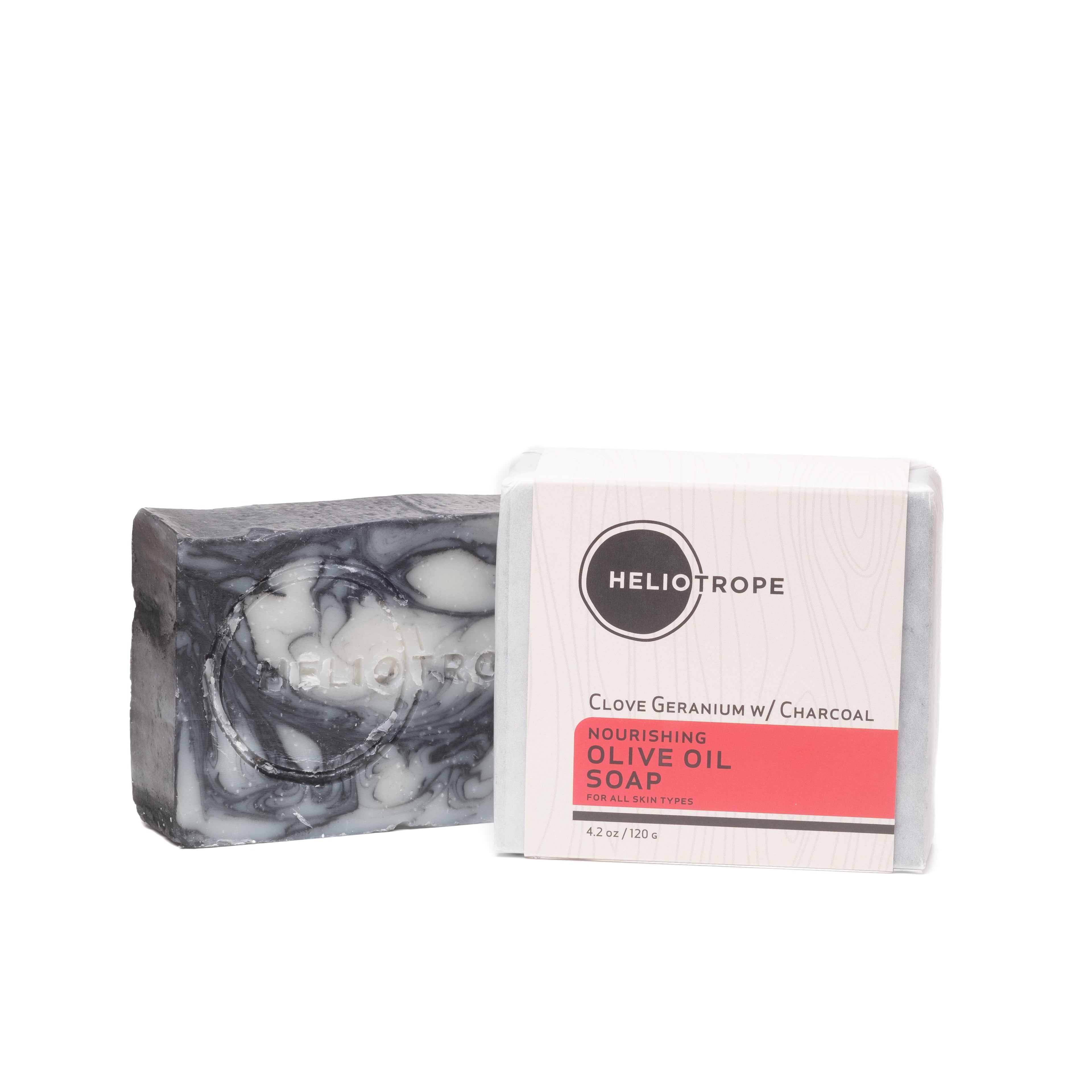 Heliotrope Nourishing Olive Oil Soap travel size essentials