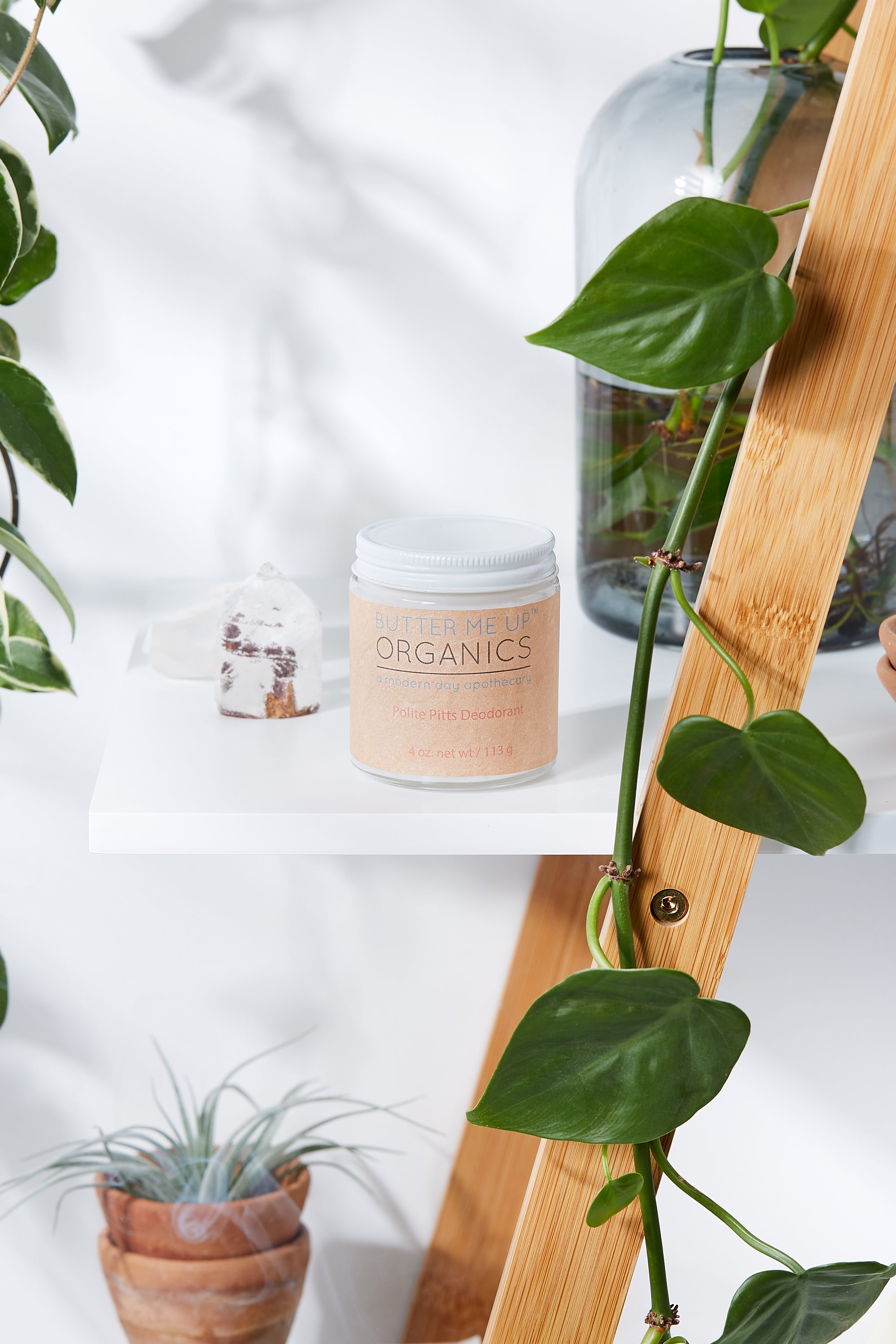 Polite Pitts Organic Deodorant – Long-Lasting Natural Odor Control (4oz)