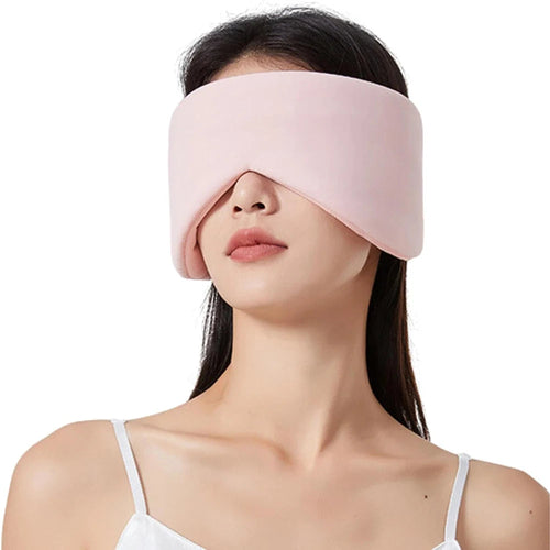 Adjustable Silk Sleep Mask – Total Blackout, Breathable & Unisex (Full Size)
