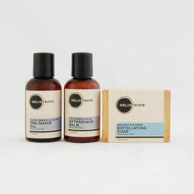 Heliotrope Shaving Travel Sampler