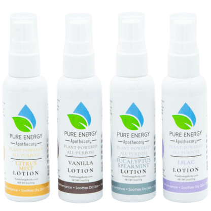 All Purpose Moisturizing Lotion – Travel Garden Gift Set (4 Pack) - 3oz Essentials