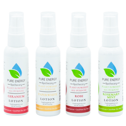 All Purpose Moisturizing Lotion – Travel Garden Gift Set (4 Pack) - 3oz Essentials