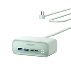 Anker USB hub with multiple ports on a white background