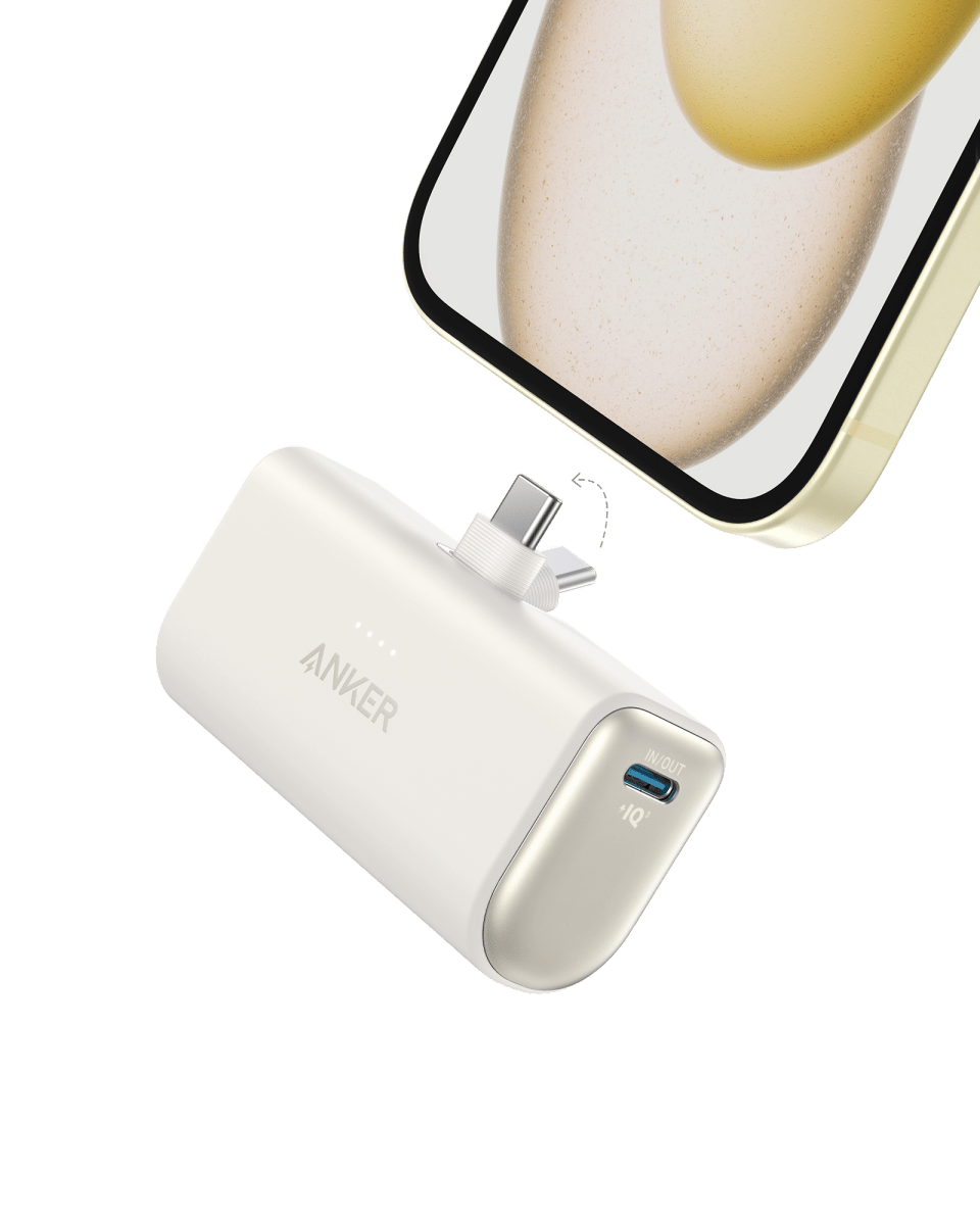 Anker Nano Power Bank (22.5W, Built-In USB-C) for travel size essentials