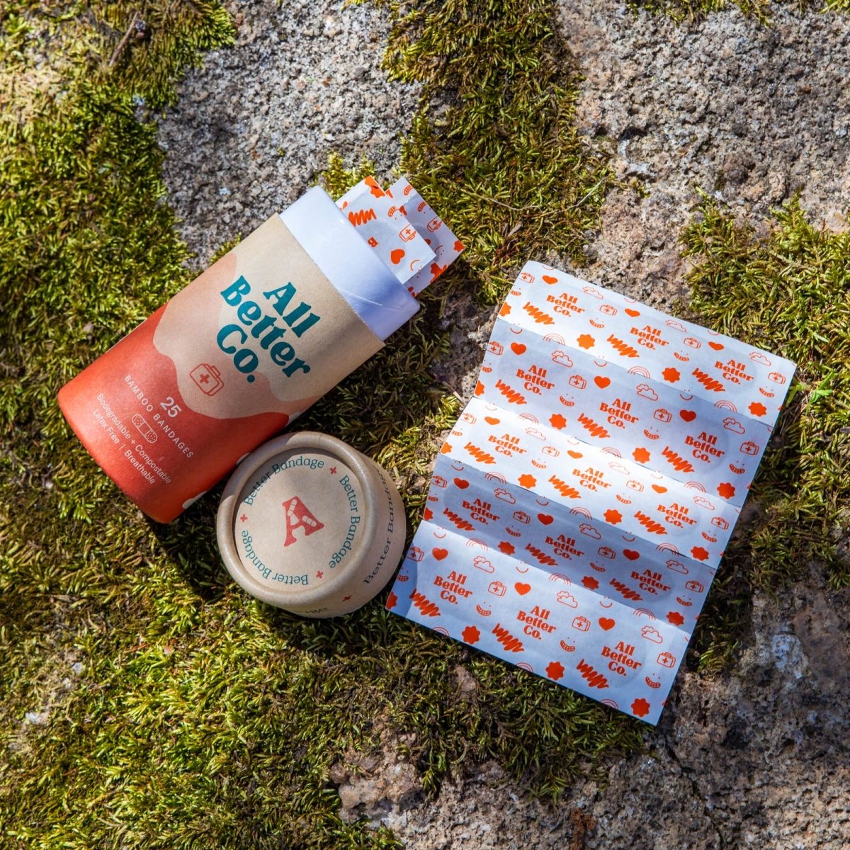 Better Bandage travel size essentials for skin care