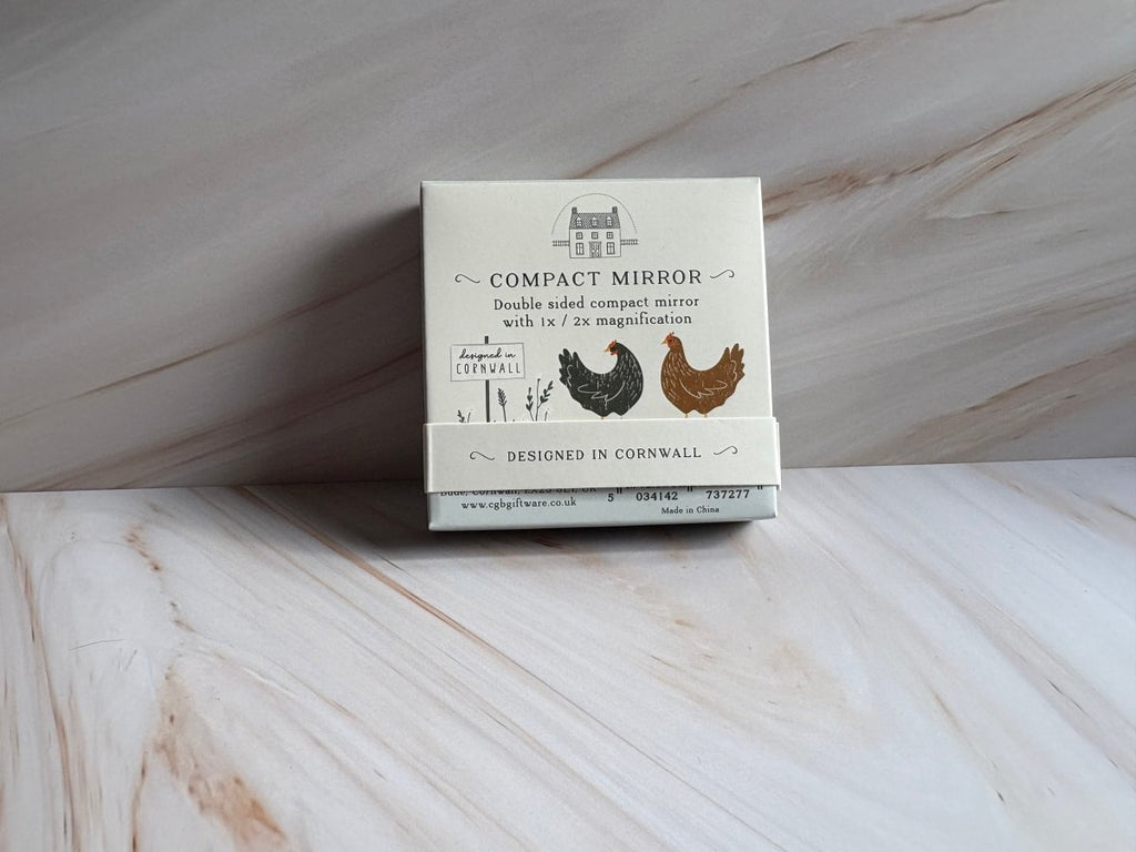 Bramble Farm Chicken Compact Mirror, travel size essentials
