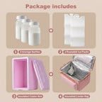 Breastmilk Cooler Bag with Detachable Insulation Box Set - 3ozs