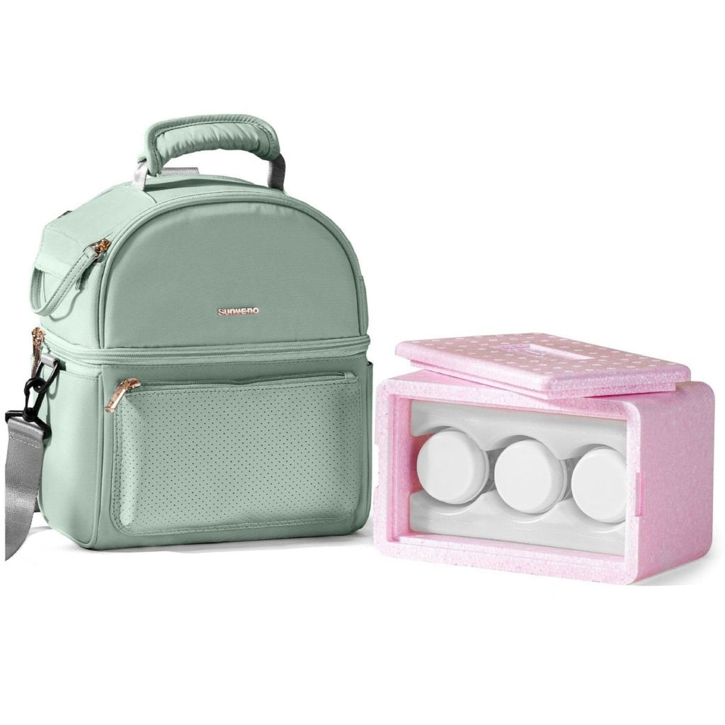 Breastmilk Cooler Bag with Detachable Insulation Box Set - 3ozs