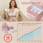Breastmilk Cooler Bag with Detachable Insulation Box Set - 3ozs