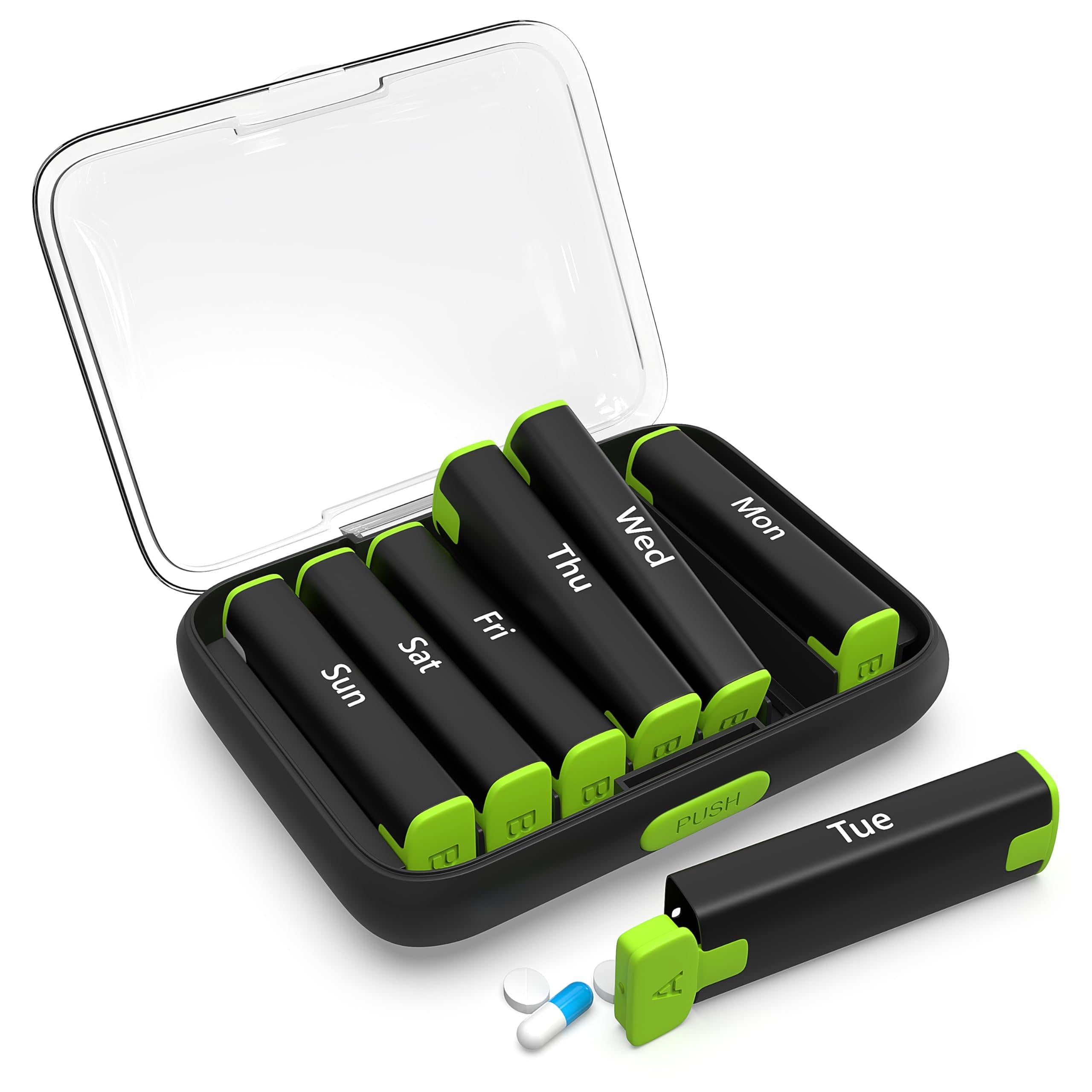 Weekly Pill Organizer – AM/PM 7-Day Detachable Travel Case