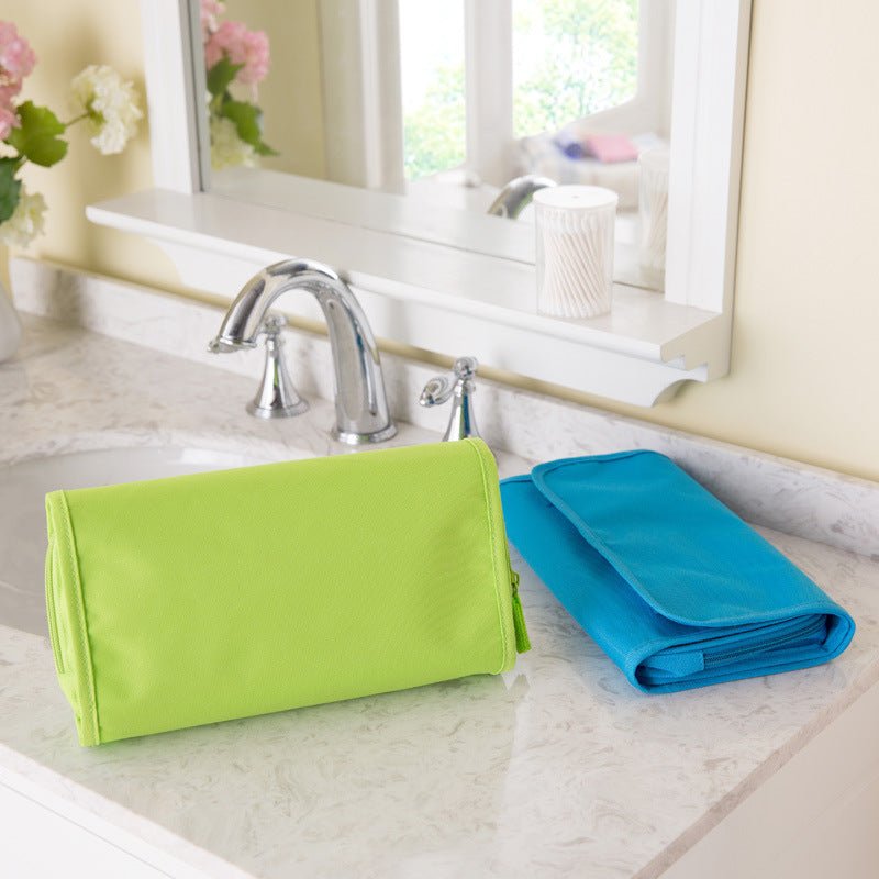 Canvas Hanging Foldable Toiletry Bag - 3ozs
