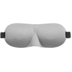 Gray sleep mask on a white background