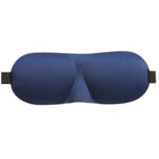 Blue sleep mask on a white background