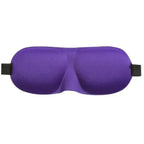 Purple sleep mask on a white background