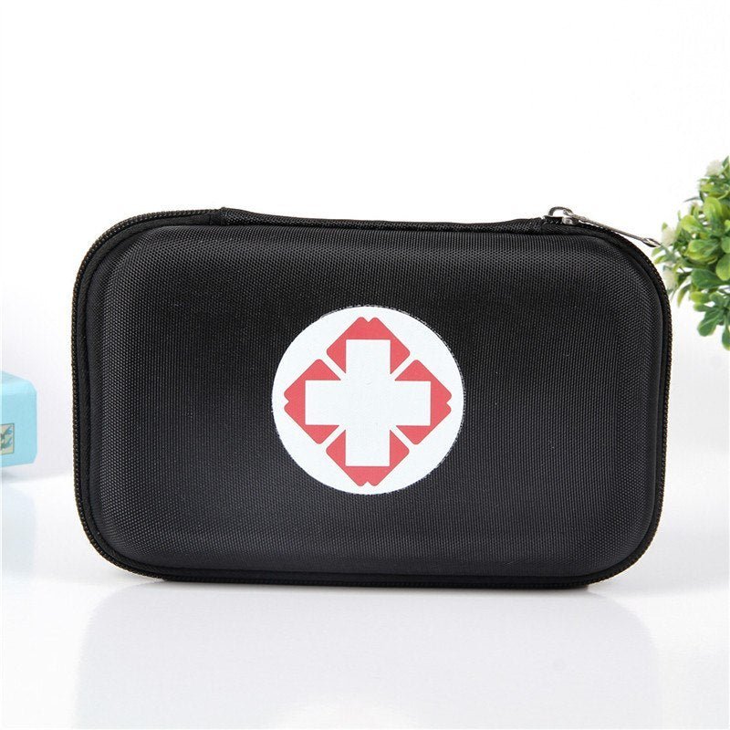 Compact Emergency First Aid Organizer for travel essentials
