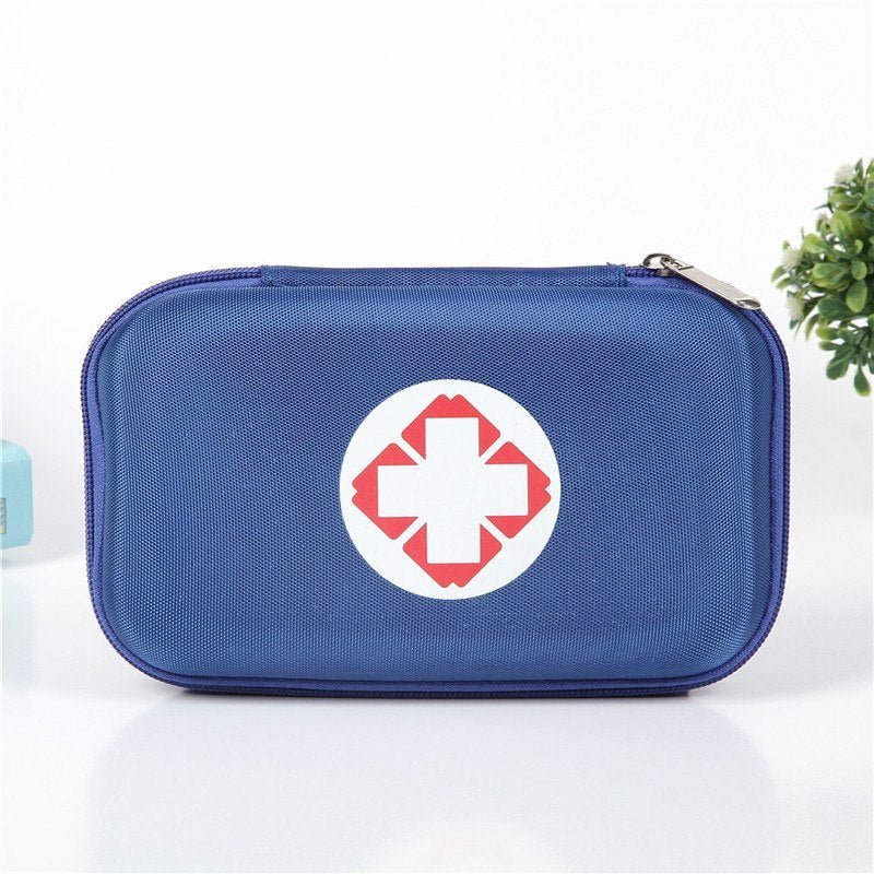 Compact Emergency First Aid Organizer for travel essentials