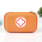 Compact Emergency First Aid Organizer for travel size essentials.
