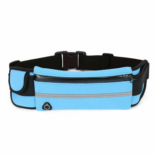 Velocity Water-Resistant Sports Running Belt and Travel Fanny Pack