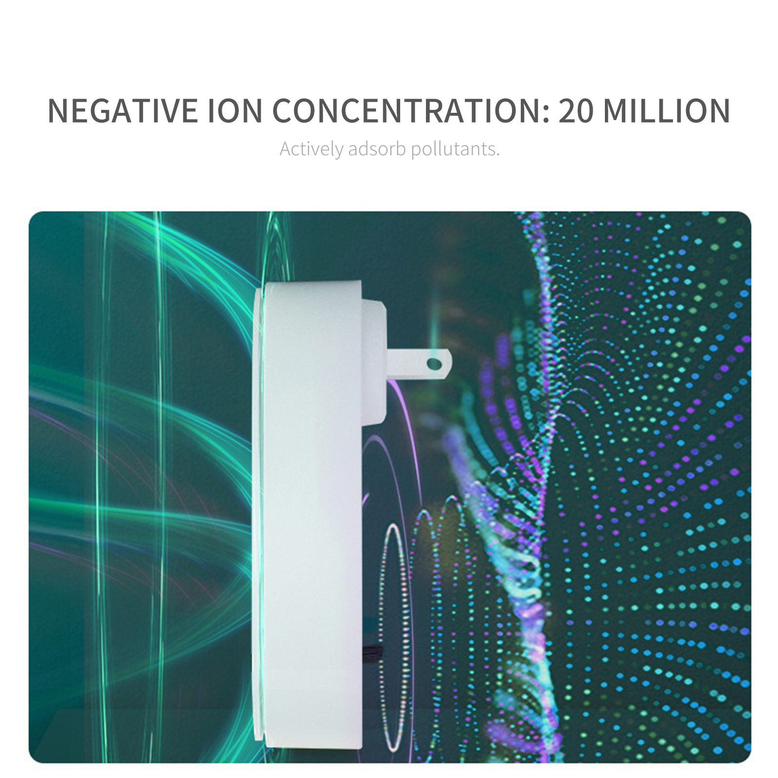 Plug-In Air Purifier Mini Eliminator – Compact Freshener & Air Cleaner